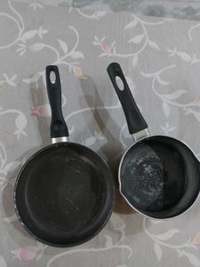 Used Non-Stick Frying &amp; Sauce Pan
