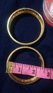 (Unused) Golden bangle set of 2
