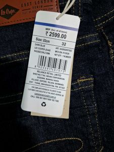 Lee Cooper Men's Dark Wash Slim Fit Jeans