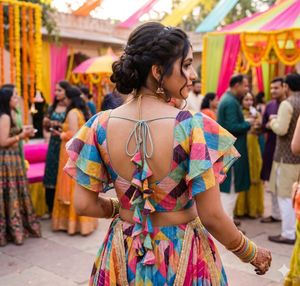Sequence Party wear shirt and blouse In A Set