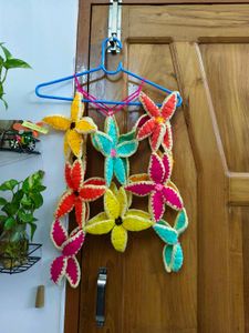 Handmade Crochet Flower Garland