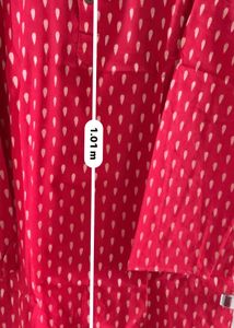 Red Printed kurta For Men