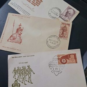 set of 3 Rare 1960-70s First Day Covers