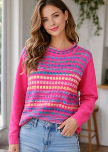 Stylish Knitted Pullover Sweater Size-38-40