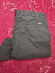 Men's Dark Grey Casual Pants