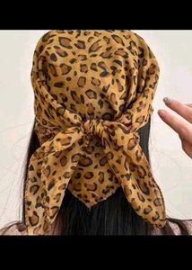 Leopard Print Scarf Bandana