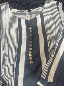 Striped Casual Kurta