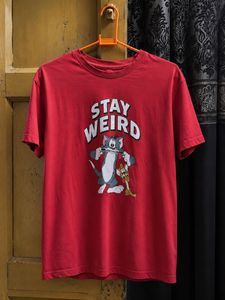 Red Tom & Jerry "Stay Weird" T-Shirt