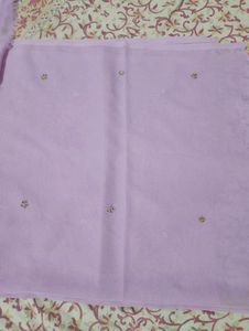 zardozi Lavender suit material