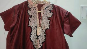 2xxl Brown Gown Or Kurti