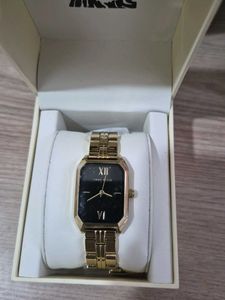 Anne Klein Gold Watch with black dial
