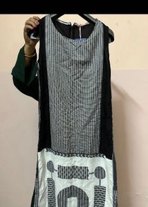 Sleeveless Printed Kurta Unused with tag