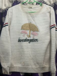 Cute Umbrella & Flamingo Sweatshirt