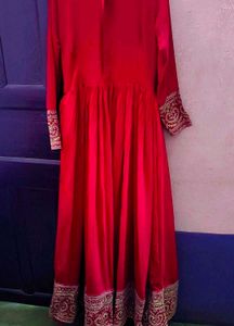 Vibrant Pink Embroidered Kurta Set with Dupatta
