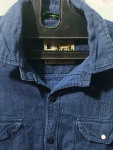 Men's Blue Denim Shirt