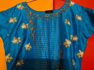 Beautiful Silk Kurta with duppata set