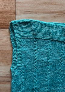 Teal Knitted Sleeveless Vest