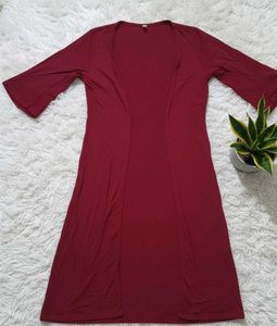 Maroon Duster shrug