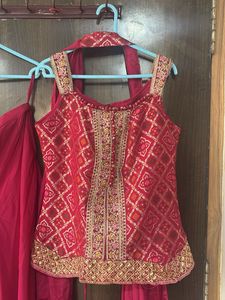 Elegant Rani Color Ethnic Indo-western