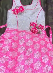 Beautiful Pink Floral Dress