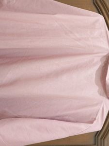 Pink Oversized Collared Shirt
