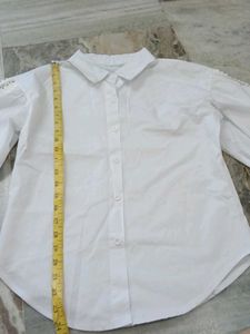 Classic White Button-Up Shirt