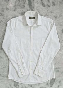 Classic White M&S Oxford Shirt - L