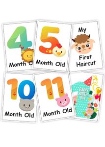 Kids Milestones Growth Cards