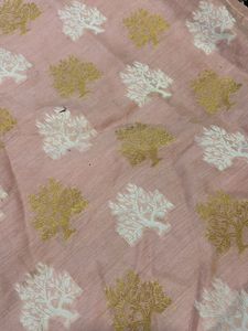 Elegant Pink Kurta with Blue Dupatta
