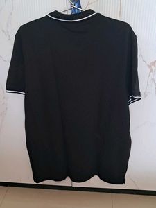 Men's Black ROAR Tiger Graphic Polo T-Shirt
