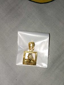 Golden Pendant of Sai baba