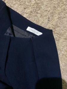 Navy Blue High-Waisted Shorts