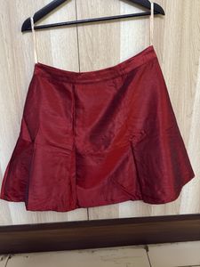 Maroon Ethnic Skirt