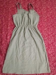 Casual Button-Front Midi Dress