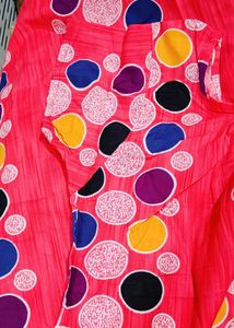 Comfortable Maxi Nightgown with Vibrant Print