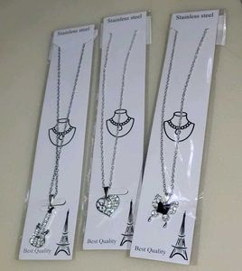 Stainless Steel Pendants set of 3