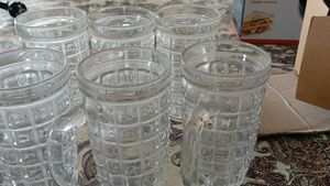 Set of 6 Glass Mugs