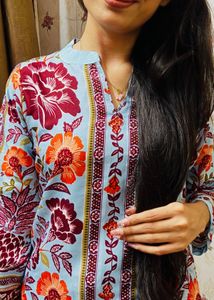 Beautiful Floral &amp; Pineapple Print Cord Set