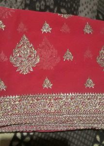 Rust Colour Saree