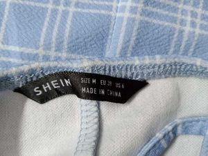 Blue Plaid Mini Dress