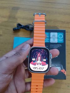Boult Crown Pro Smartwatch Orange colour 2.01HD