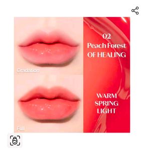 Etude over glowy tint  lipstick