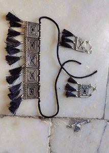 oxidised jwellery set 😇