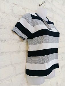 Striped Graphic Tee