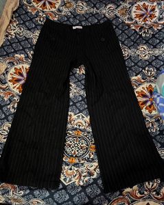 rough Dark Women High Rise Flared Pants