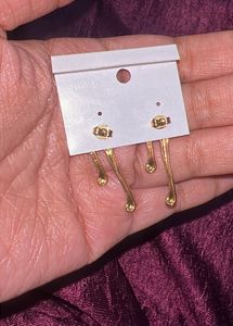 Unique Drip Heart Earrings 💓
