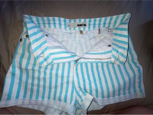 Topshop Striped Shorts