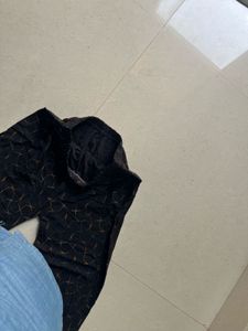 Printed 3/4th night pant.