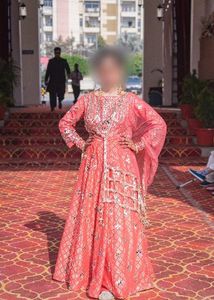 Stunning Pink Embroidered Lehenga Choli