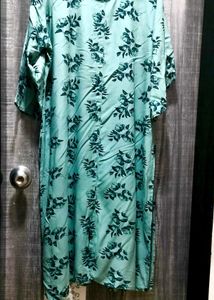 Flowy Floral Print Kurta